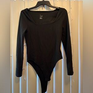 Black Long Sleeve Bodysuit
